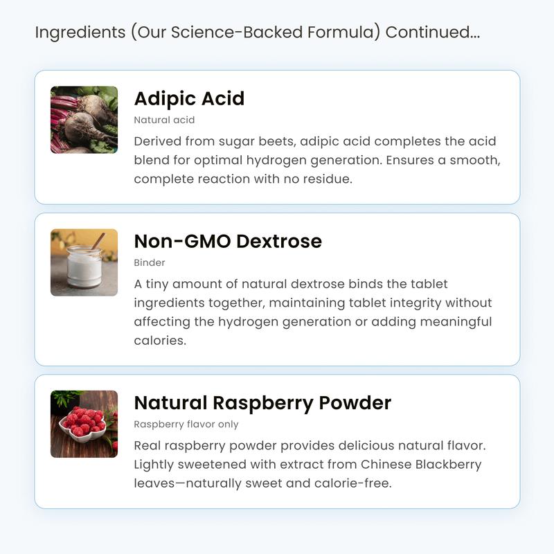Molecular Hydrogen Tablets